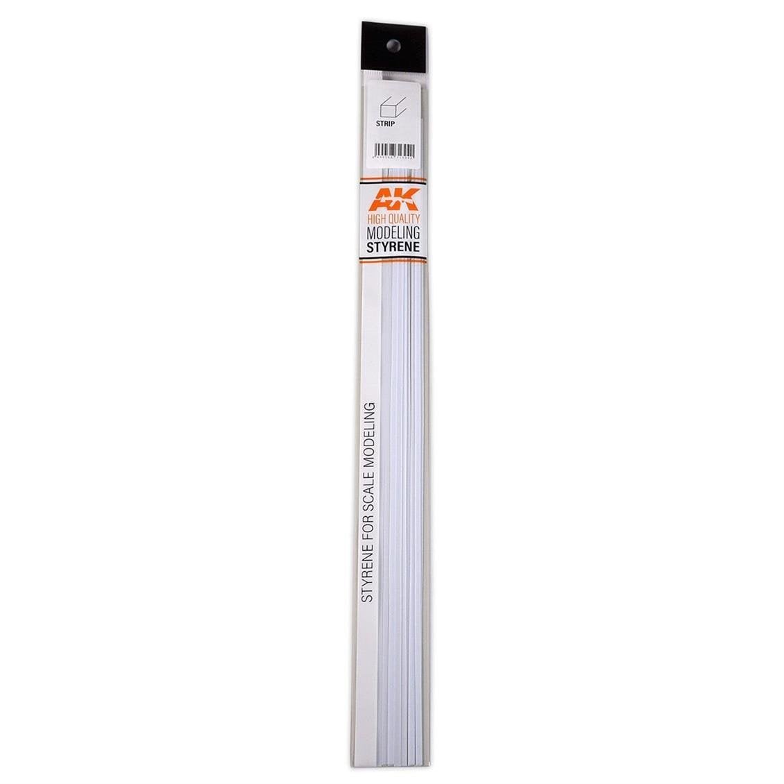 AK 6519  1.00 x 1.00 x 350 mm. Plastik Çubuk, 10 Adet