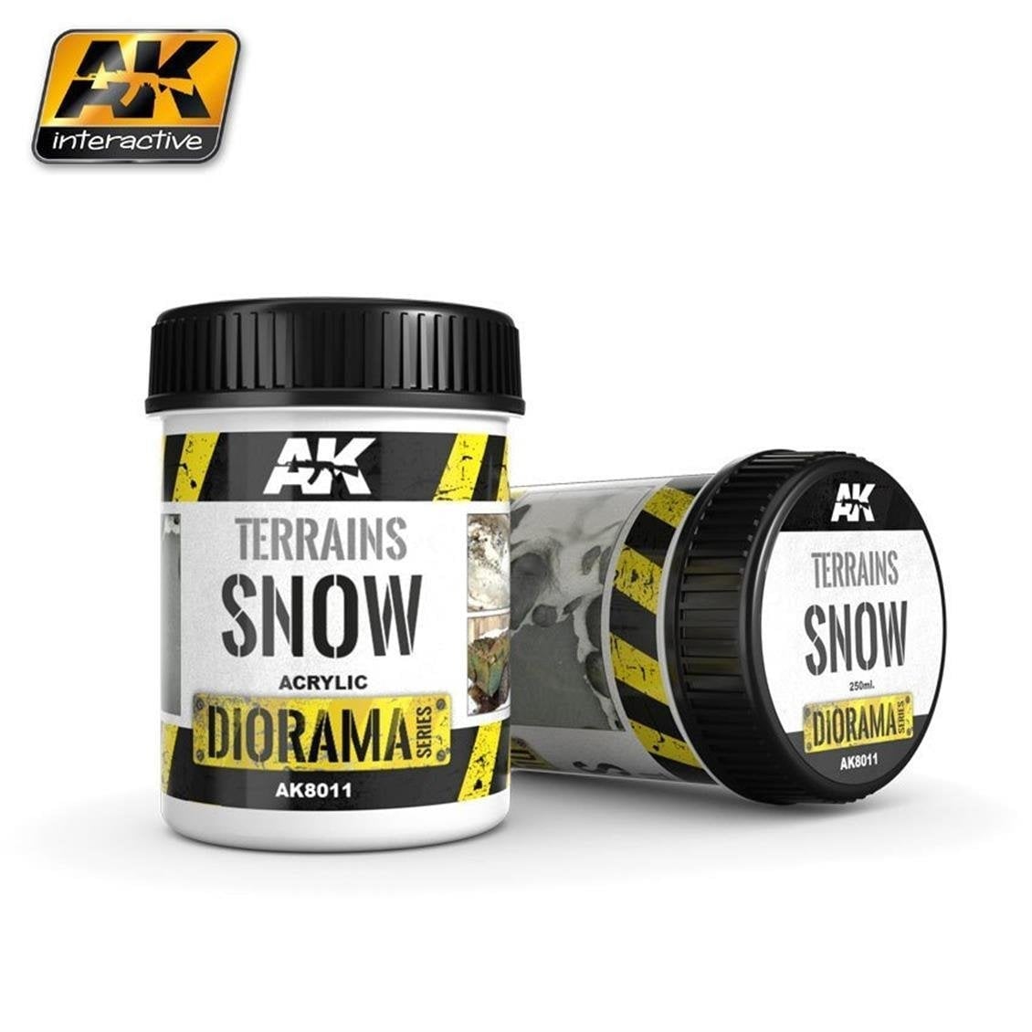 AK 8011 250 ml. Arazi Kar Efekti, Akrilik, Diorama Serisi Zemin Dokusu