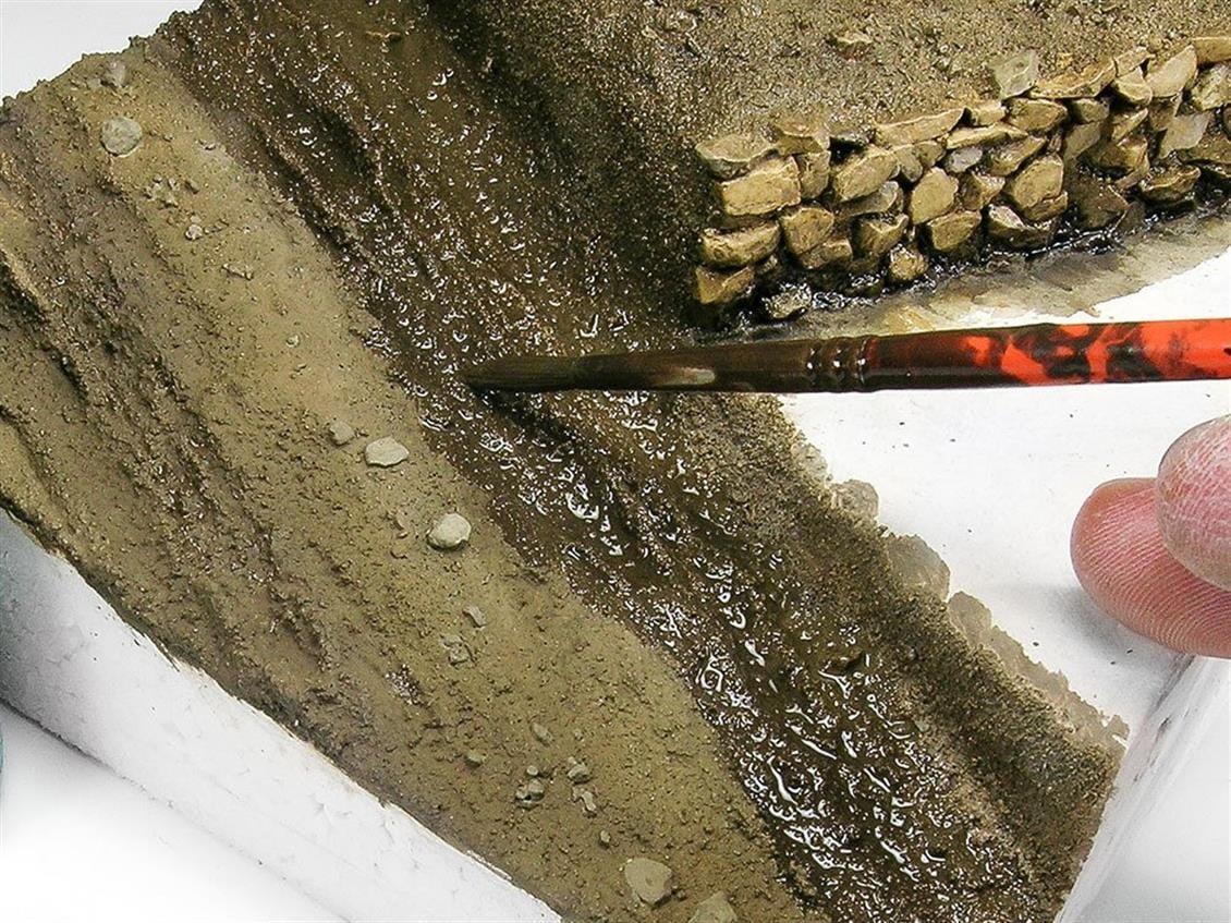 AK 8016 250 ml. Islak Arazi, Akrilik, Diorama Serisi Zemin Dokusu