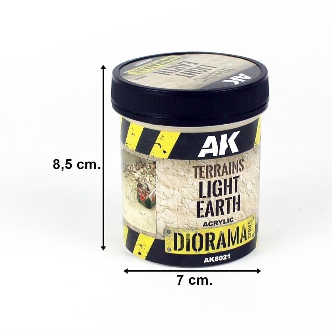 AK 8021 250 ml. Hafif Toprak, Akrilik, Diorama Serisi Zemin Dokusu