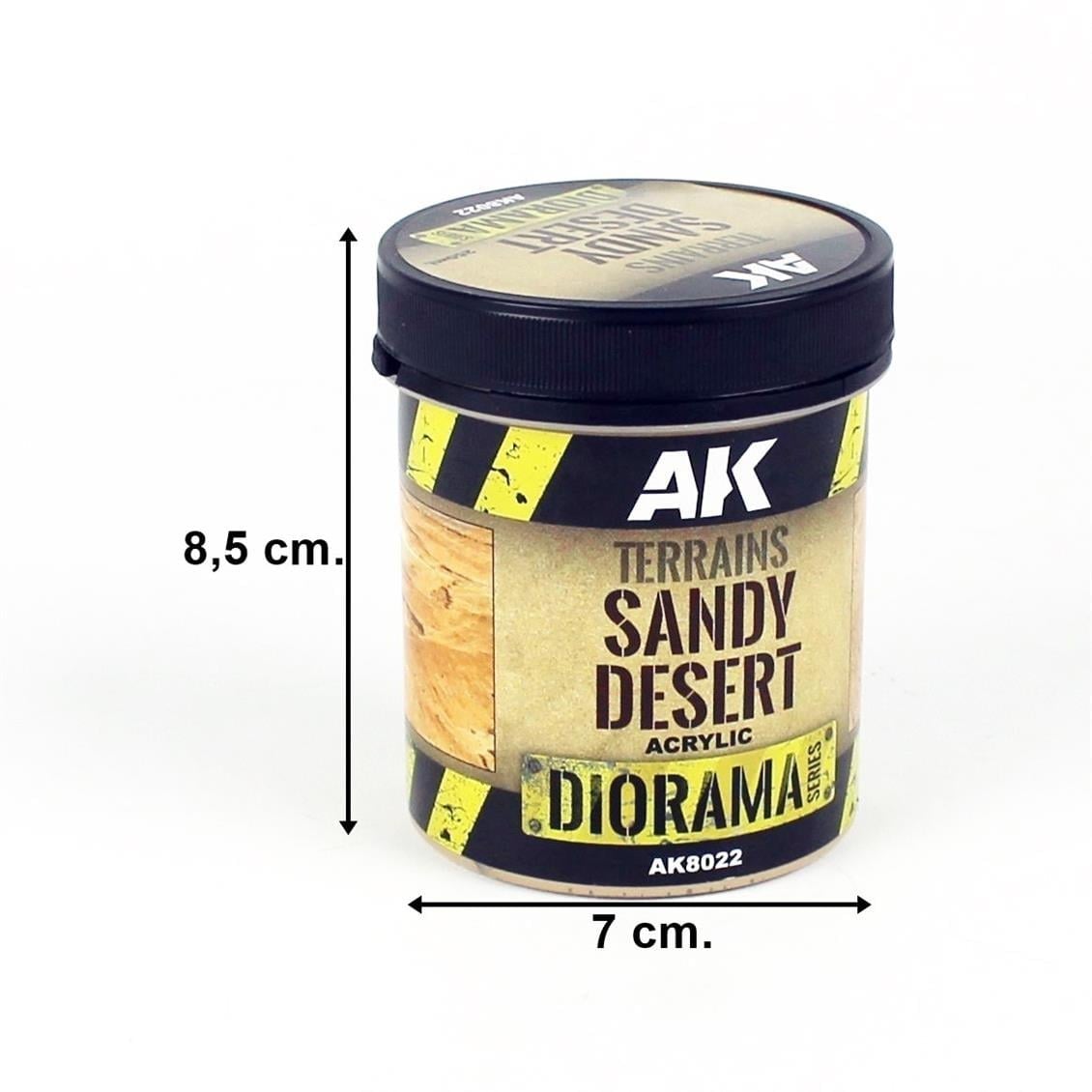 AK 8022 250 ml. Kum Çölü, Akrilik, Diorama Serisi Zemin Dokusu