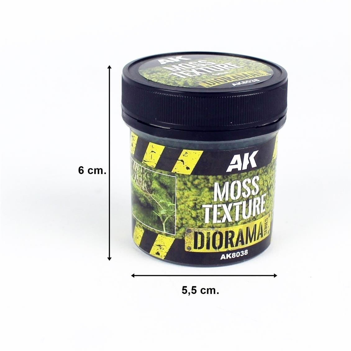 AK 8038 100 ml. Yosun Efekti Köpüğü, Akrilik, Diorama Serisi Zemin Dokusu
