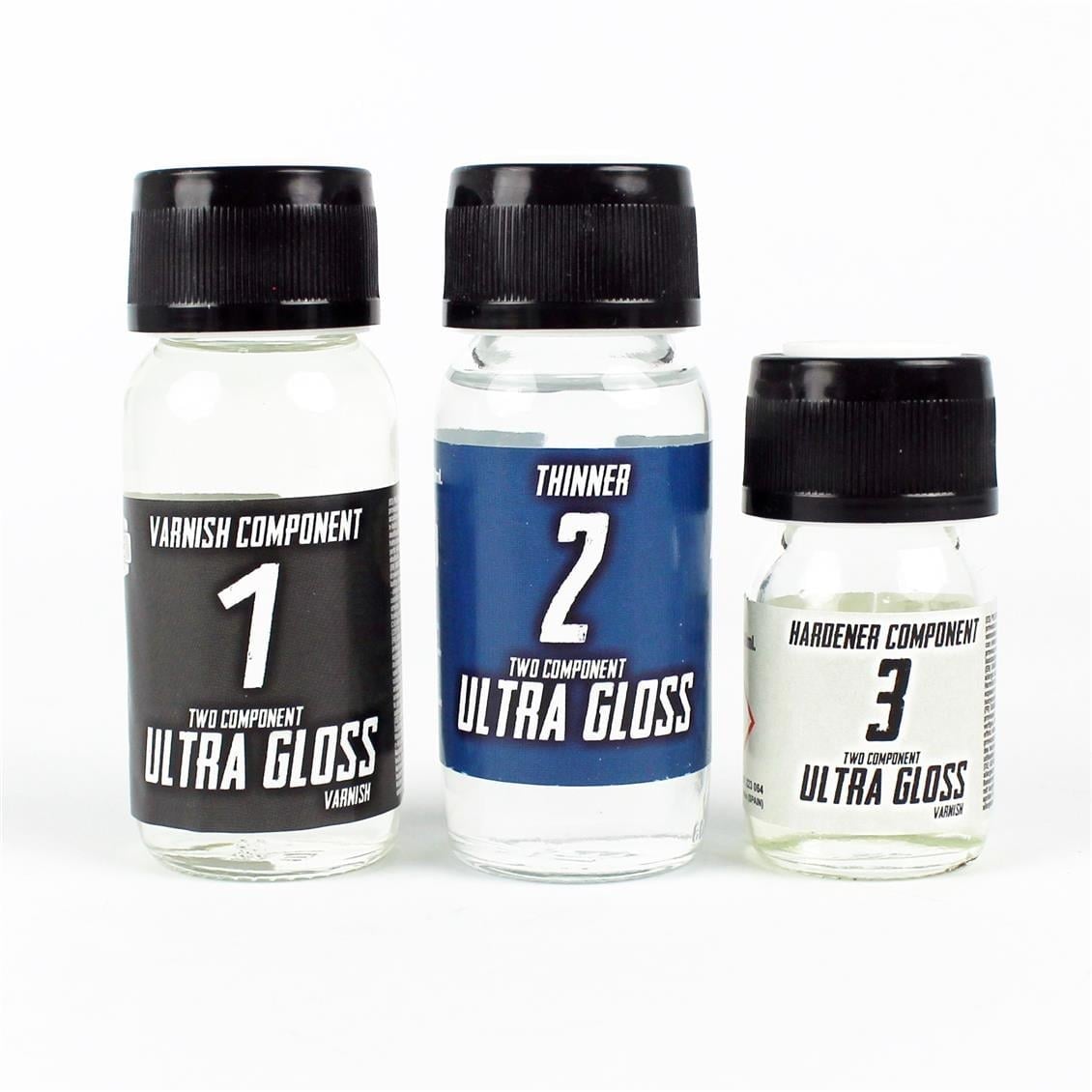 AK 9040 2x60 ml. Çift Bileşenli Ultra Parlak Vernik