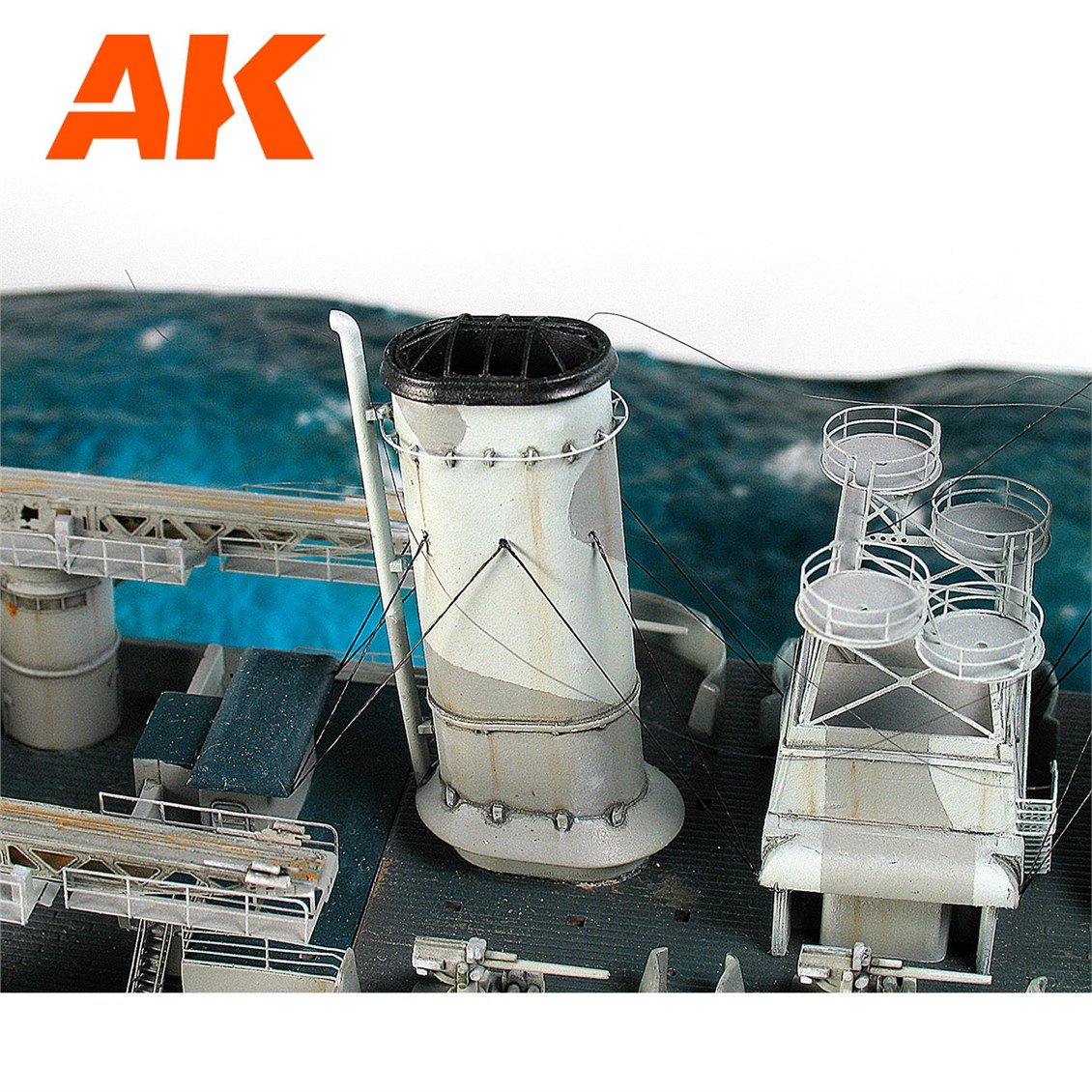 AK 9135 Süper İnce 0,320 mm. Elastik Tel, 1/350 Gemiler İçin, 20 metre