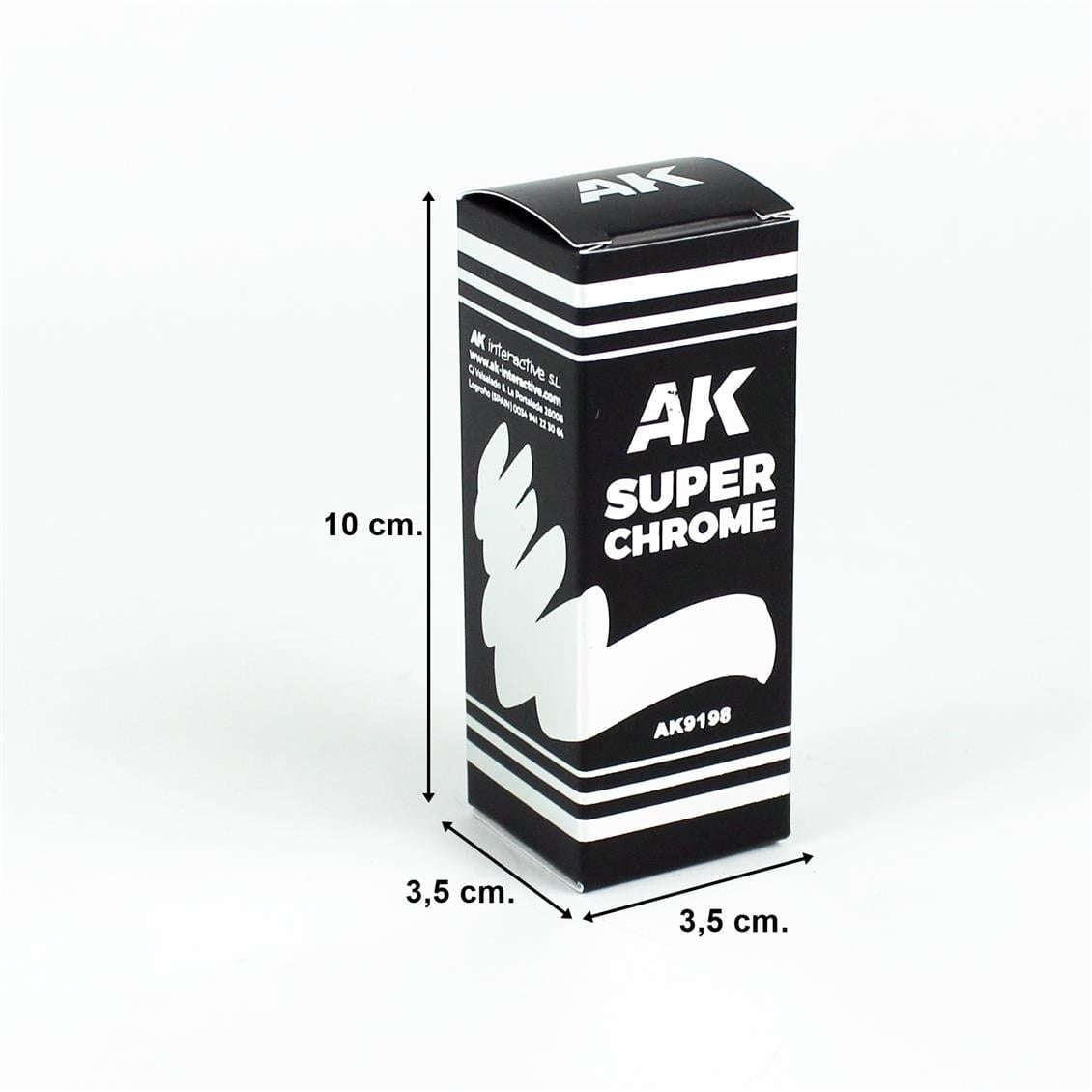 AK 9198 60 ml. Süper Krom, Ayna Mürekkepi
