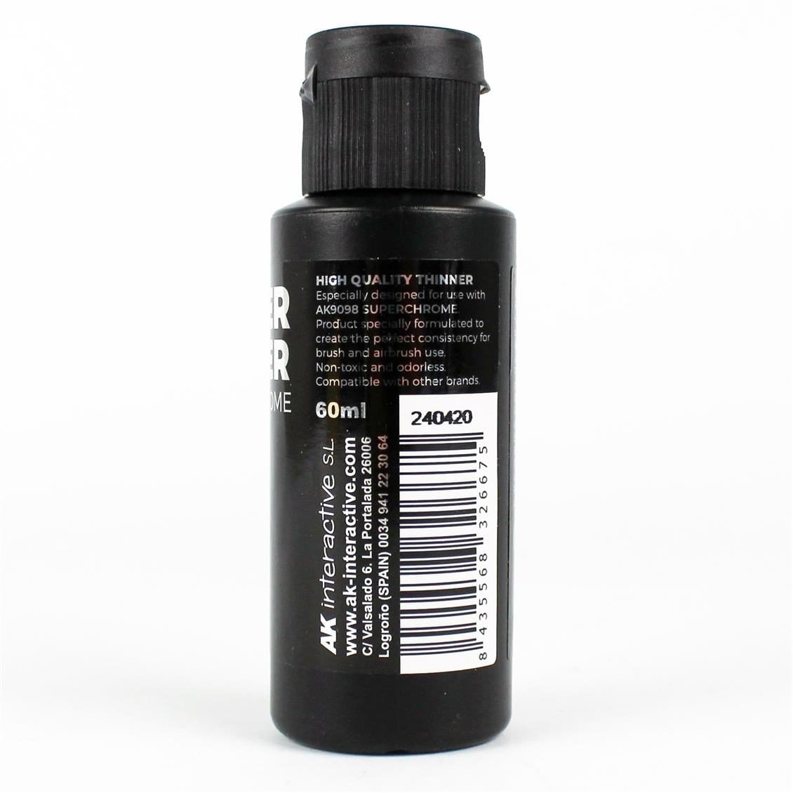 AK 9199 60 ml. Süper Krom, Ayna Mürekkepi Tineri