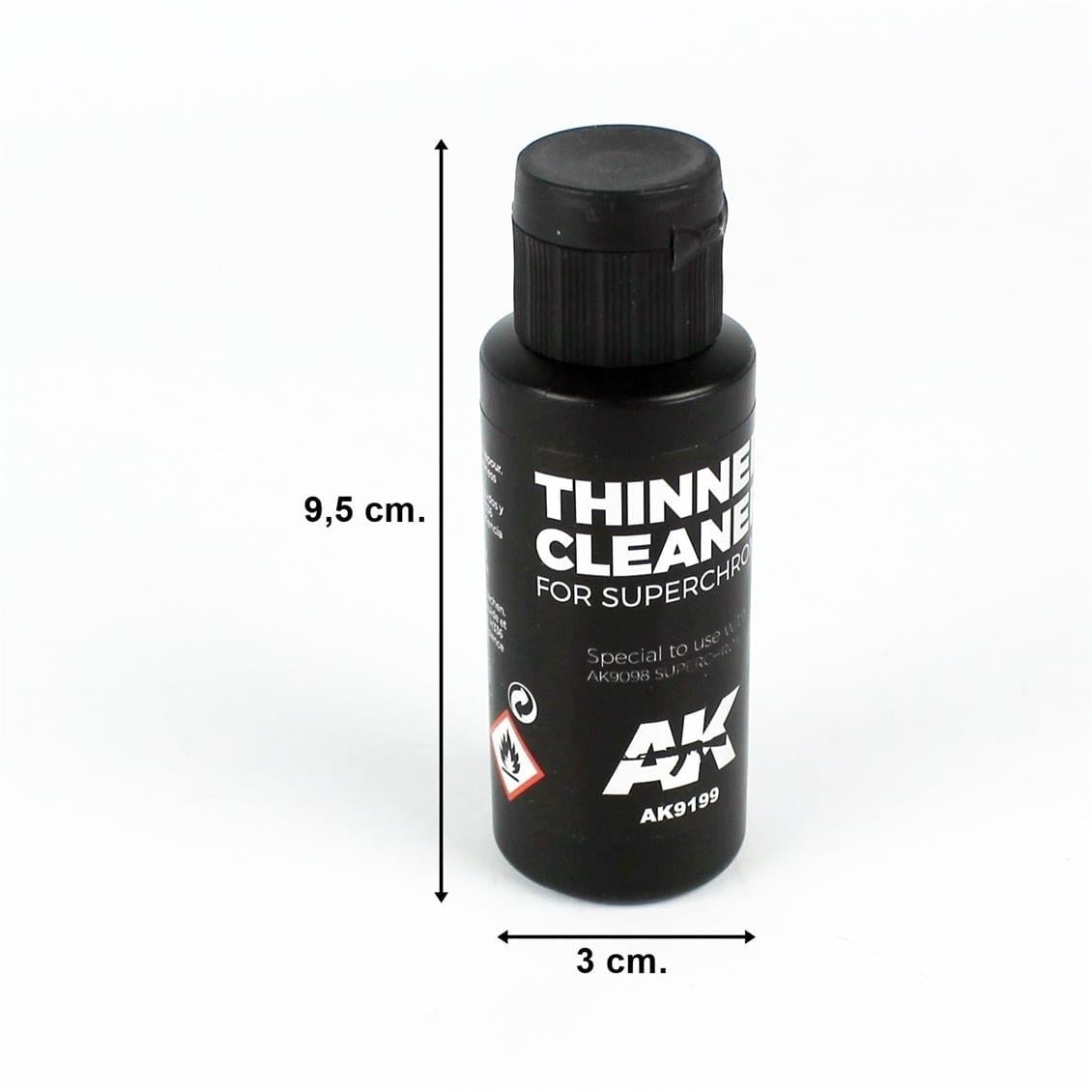 AK 9199 60 ml. Süper Krom, Ayna Mürekkepi Tineri