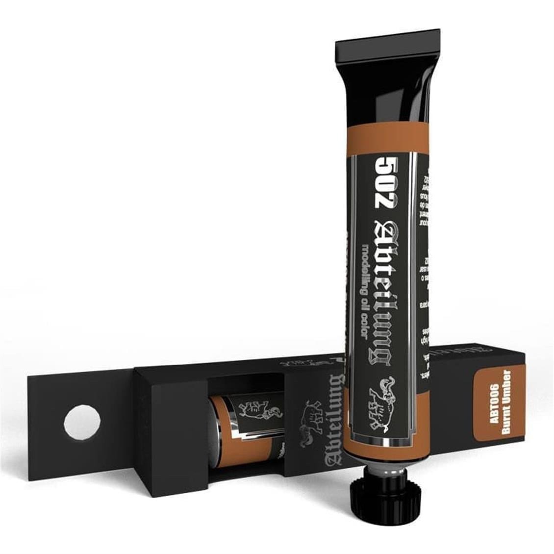 AK ABT006 20 ml. Yağlı Boya, Burnt Umber