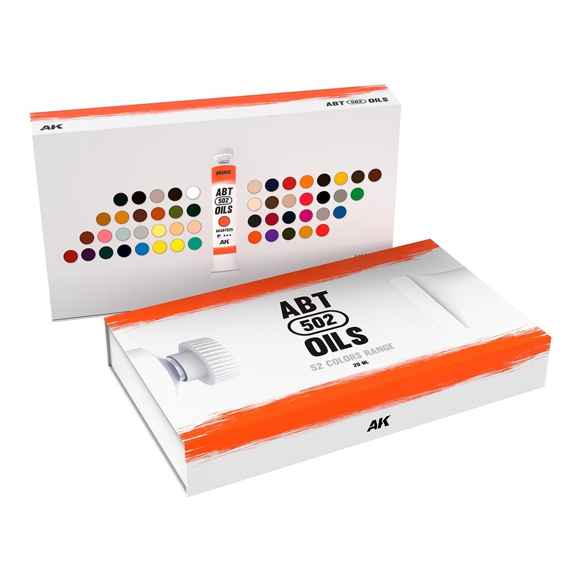 AK ABT1000 36x20 ml. Yağlı Boya Seti, Özel Kutusunda