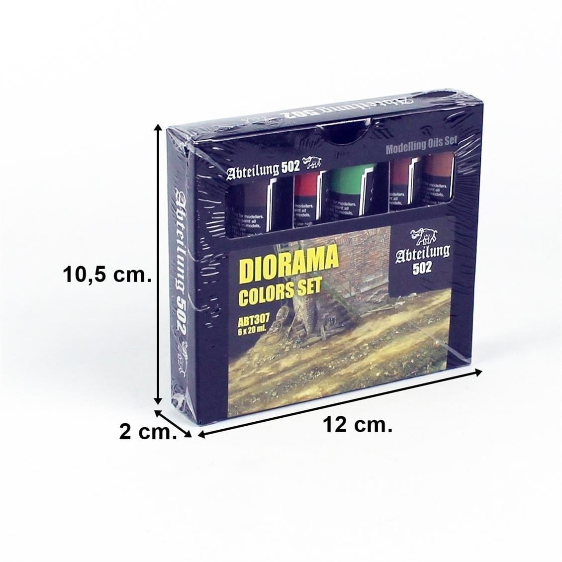 AK ABT307 6x20 ml. Yağlı Boya, Diorama Efekt Seti, 6 Adet Yağlı Boya
