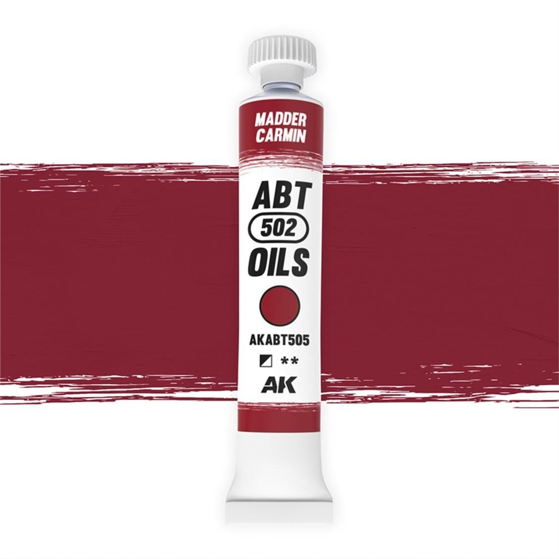 AK ABT505 20 ml. Yağlı Boya, Madder carmin