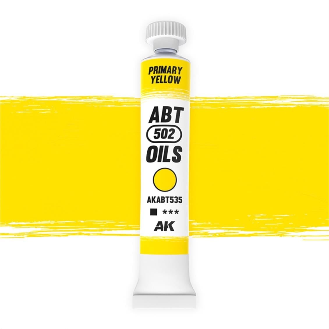 AK ABT535 20 ml. Yağlı Boya, Primary Yellow