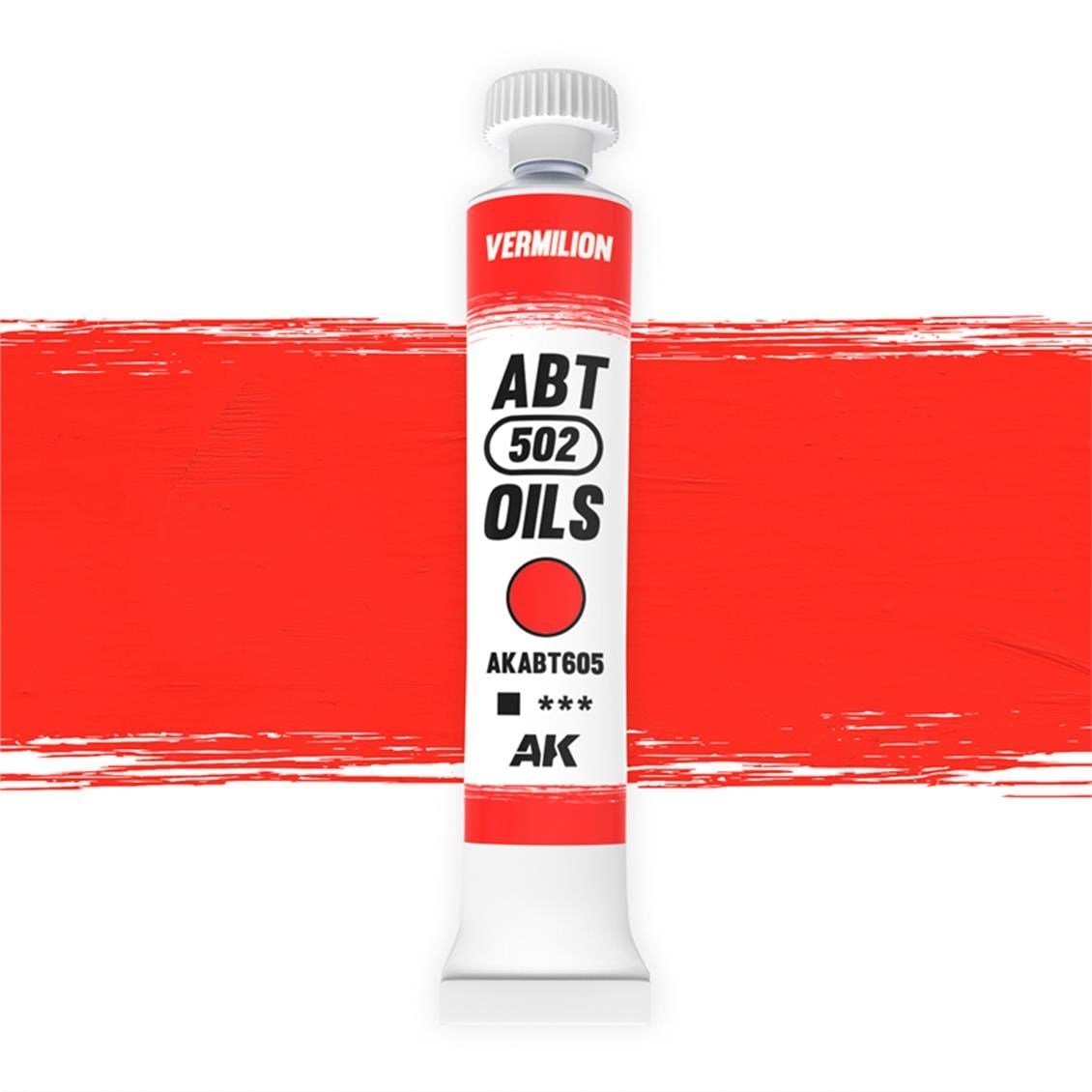 AK ABT605 20 ml. Yağlı Boya, Vermilion