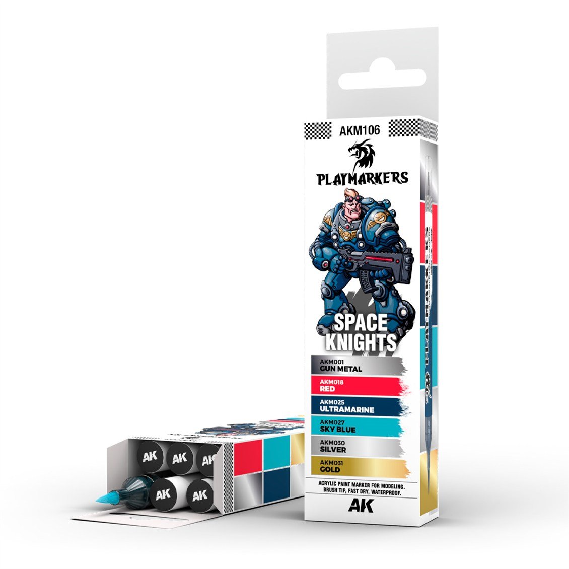 AK M106 Play Marker Seti, Uzay Şövalyesi, 6 Adet