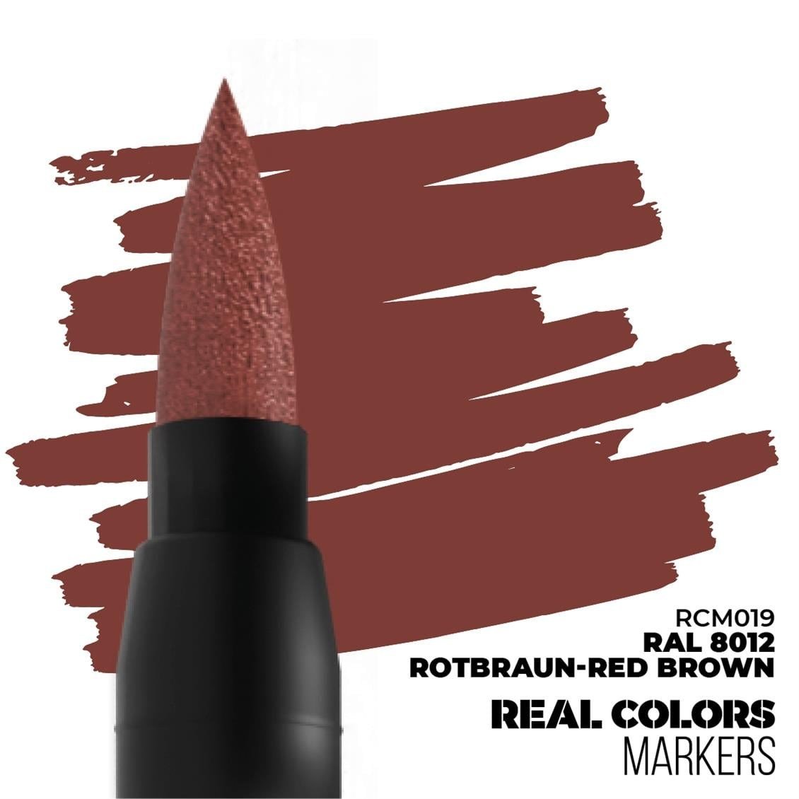AK RCM019 Marker Kalemi, RAL 8012 Rotbraun-Red Brown