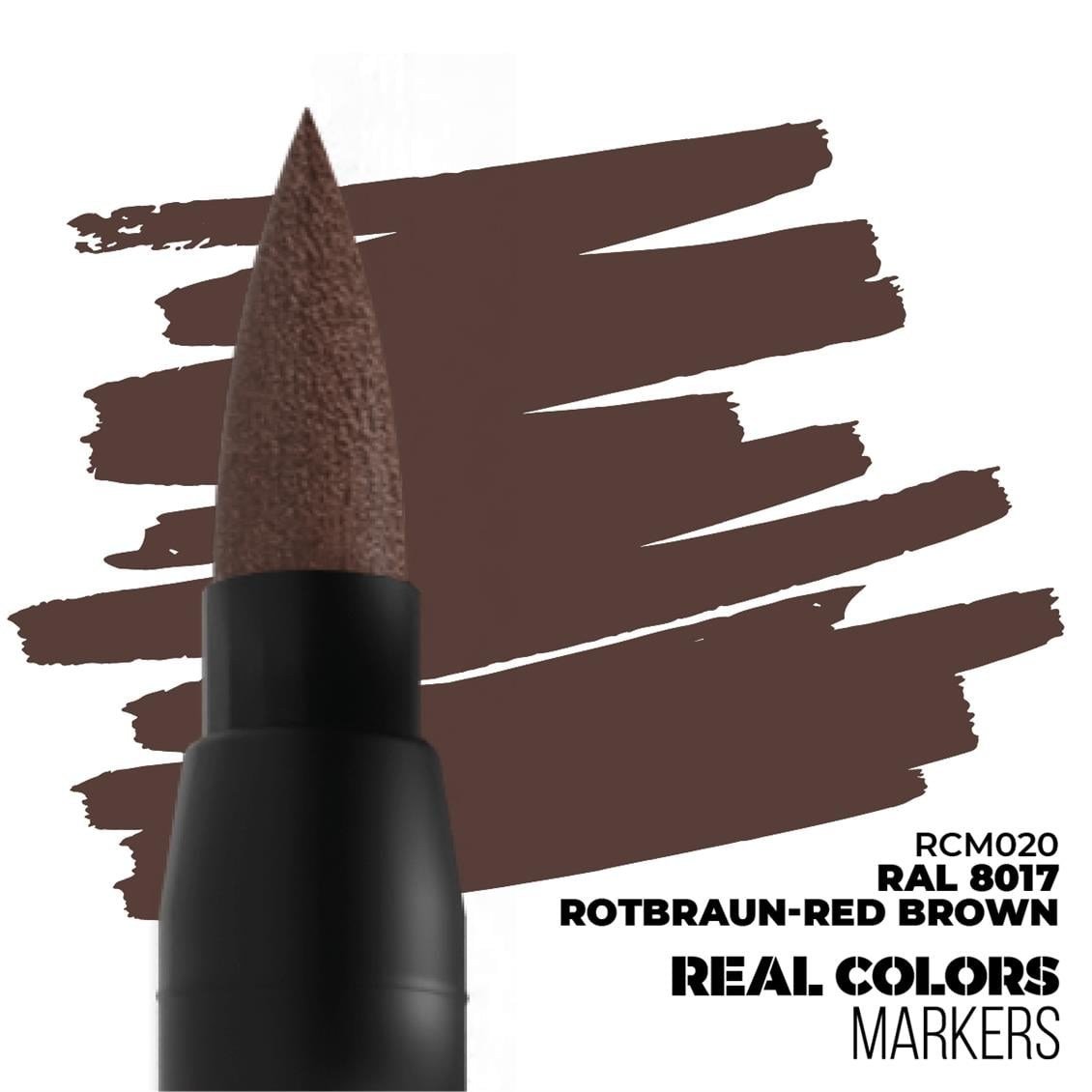 AK RCM020 Marker Kalemi, RAL 8017 Rotbraun-Red Brown