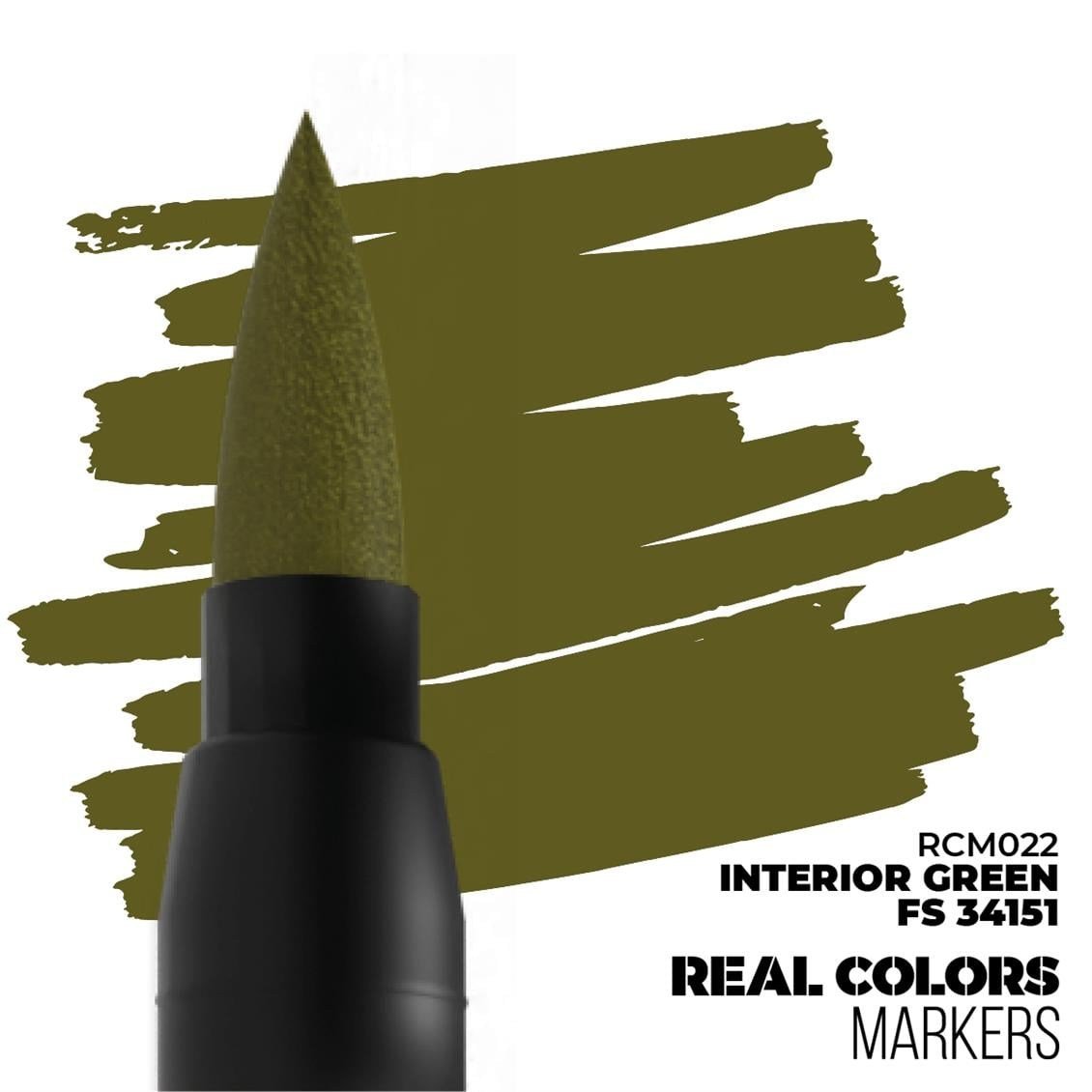 AK RCM022 Marker Kalemi, Interior Green FS 34151
