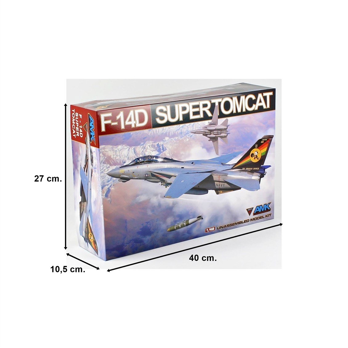 AMK 88011 1/48 Ölçek, F-14D Super Tomcat (Bombcat), Savaş Uçağı Plastik Model