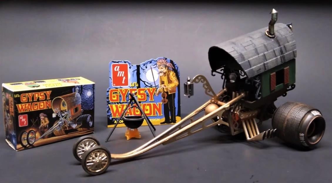AMT 1067 1/25 Ölçek, Li'l Gypsy Wagon Show Rod, Plastik Yarış Aracı Maketi