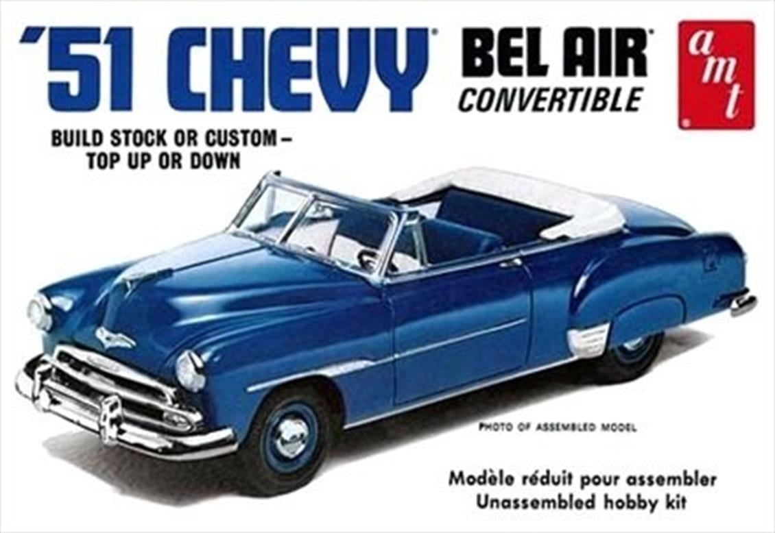 AMT 608 1/25 Ölçek, 1951 Chevy Convertible