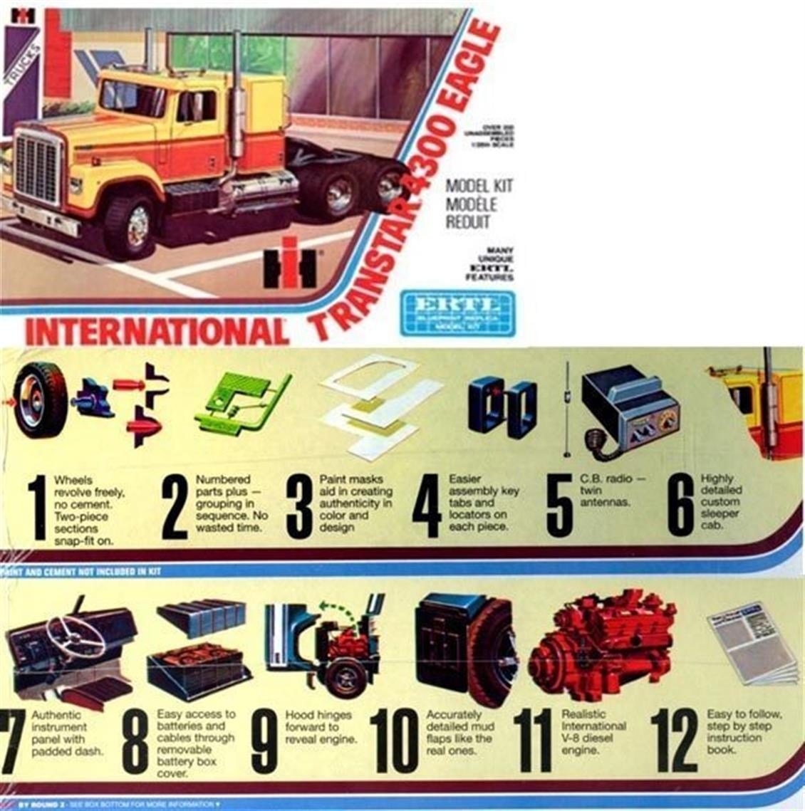 AMT 629 1/25 Ölçek, International 4300 Eagle