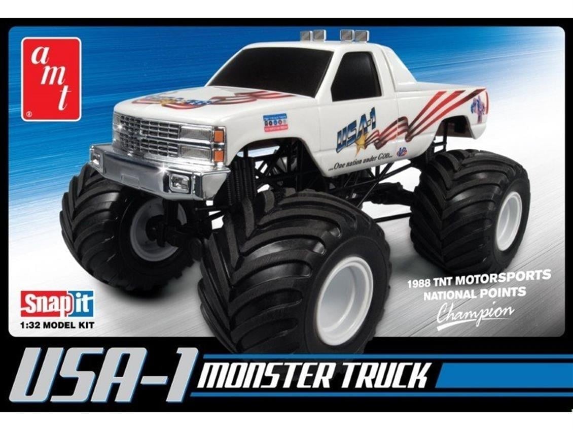 AMT 632 1/25 Ölçek, USA-1 4x4 Monster Truck