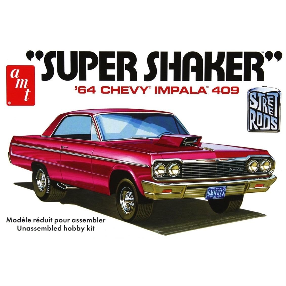 AMT 917 1/25 Ölçek, 1964 Chevy Impala Araba, Plastik Model kiti
