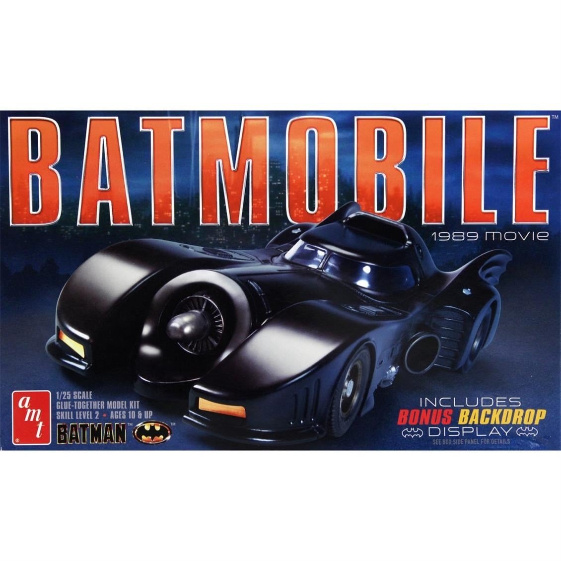 AMT 935 1/25 Ölçek, 1989 Batmobile Araba, Plastik Model kiti