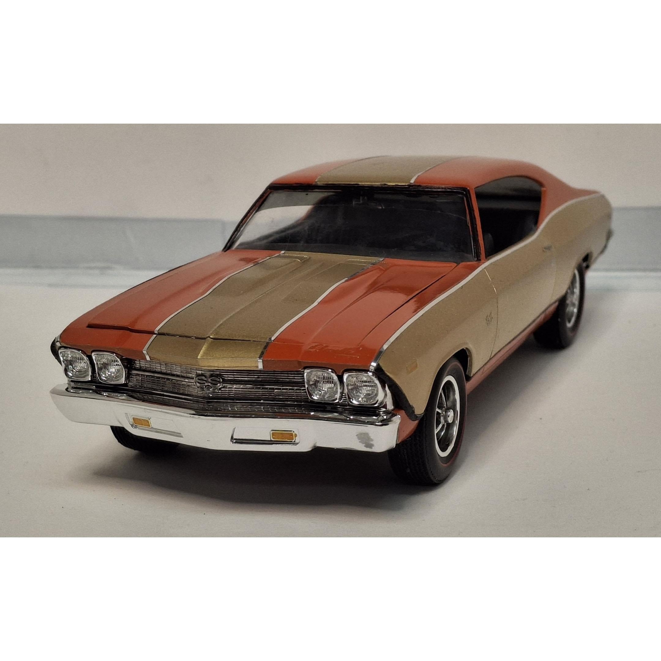AMT1138 1/25 Ölçek, 1969 Chevy Chevelle Hardtop Otomobil Plastik Model Kiti