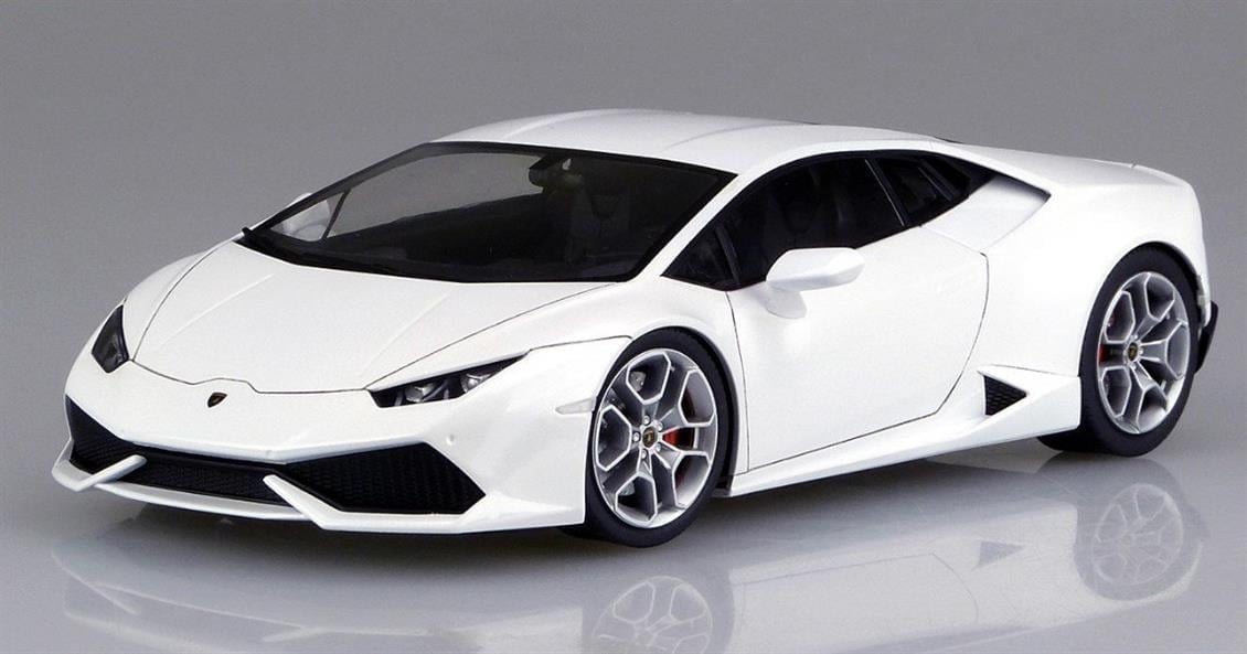 Aoshima 01382 1/24 Ölçek, Lamborghini Huracan Lp610-4 Overseas Ed, Plastik Model kiti