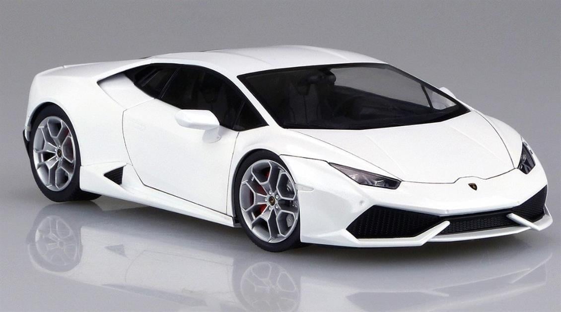 Aoshima 01382 1/24 Ölçek, Lamborghini Huracan Lp610-4 Overseas Ed, Plastik Model kiti