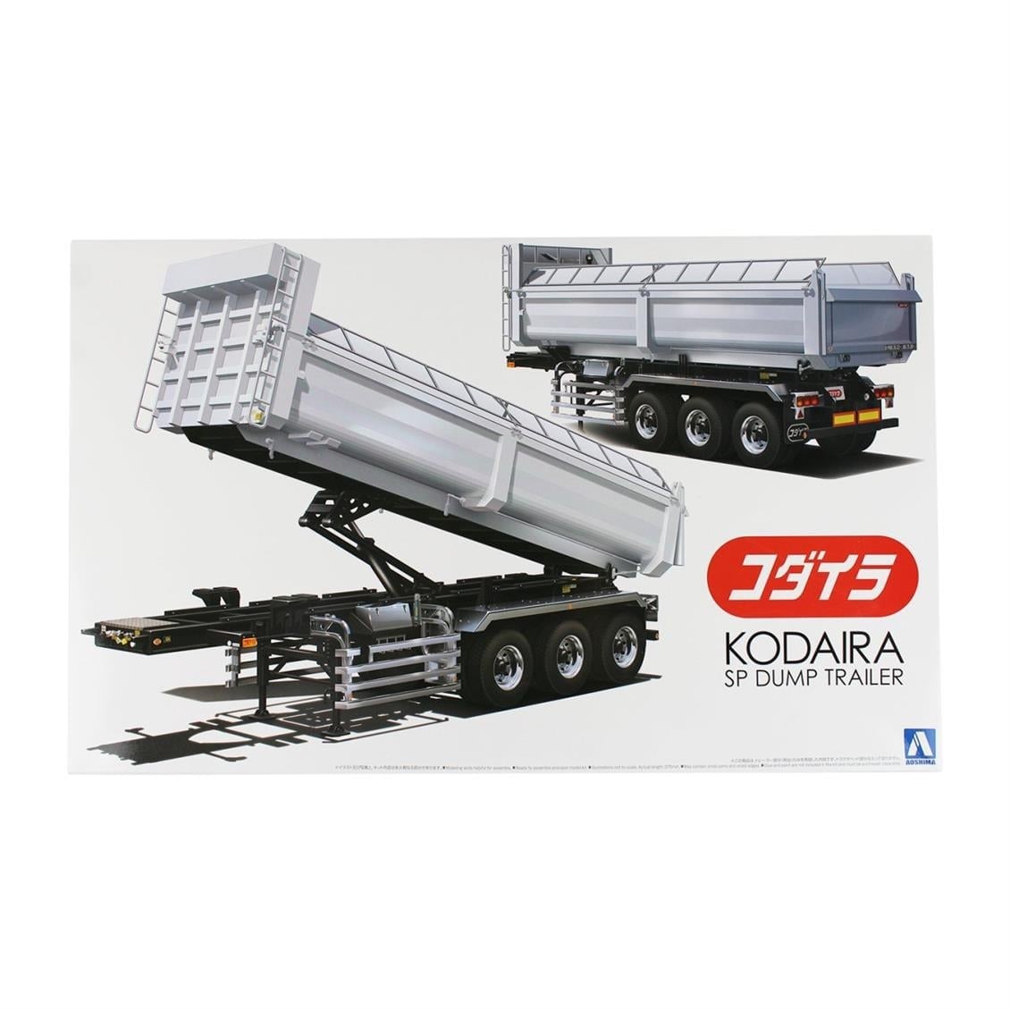 Aoshima 02733 1/32 Ölçek, Kodaira Dump Trailer, Plastik Model kiti