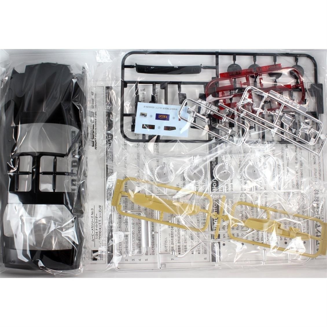 Aoshima 04130 1/24 Ölçek, Knight Rider 2000 Season 4, Plastik Model kiti