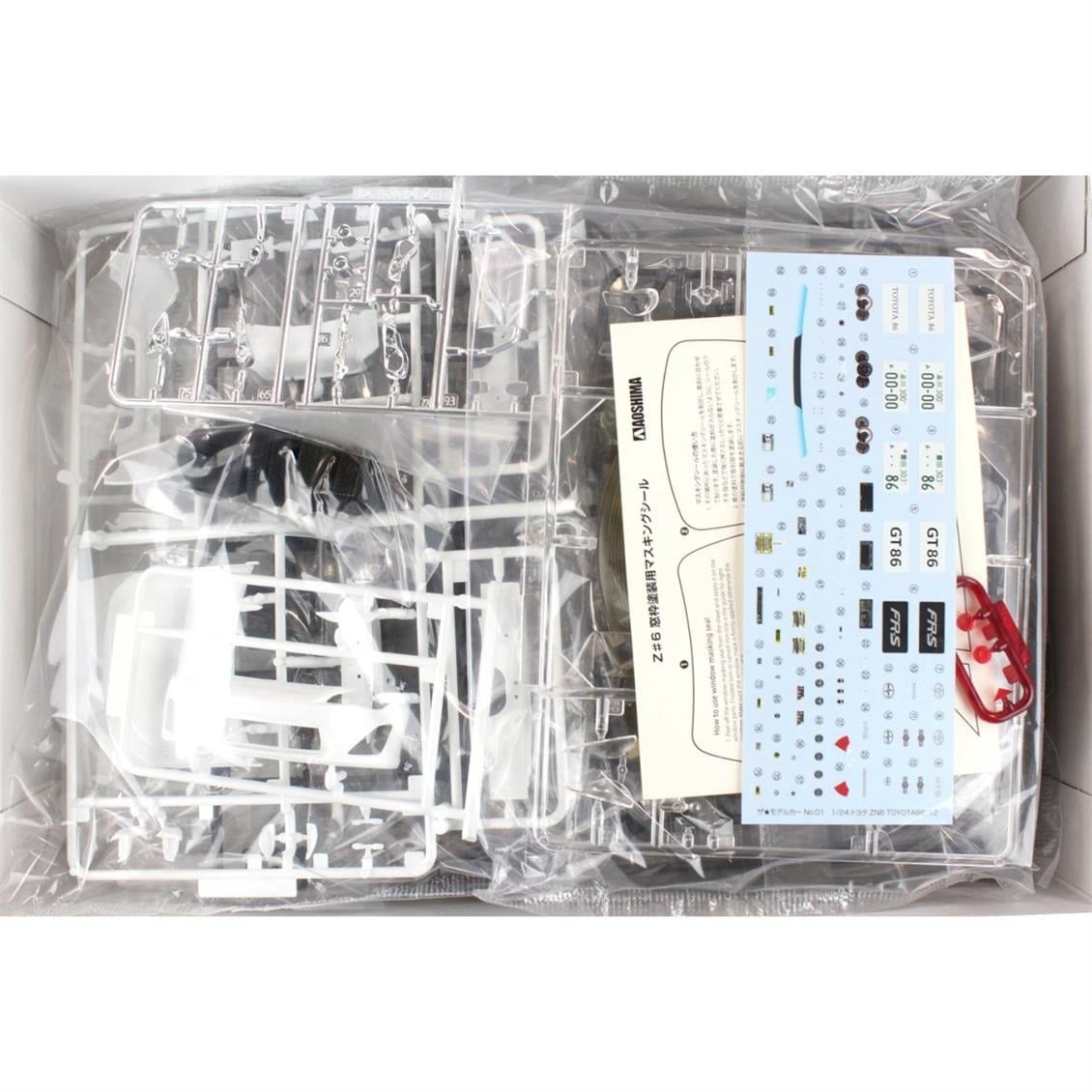 Aoshima 05152 1/24 Ölçek, Toyota Zn6 Toyota86 12, Plastik Model kiti