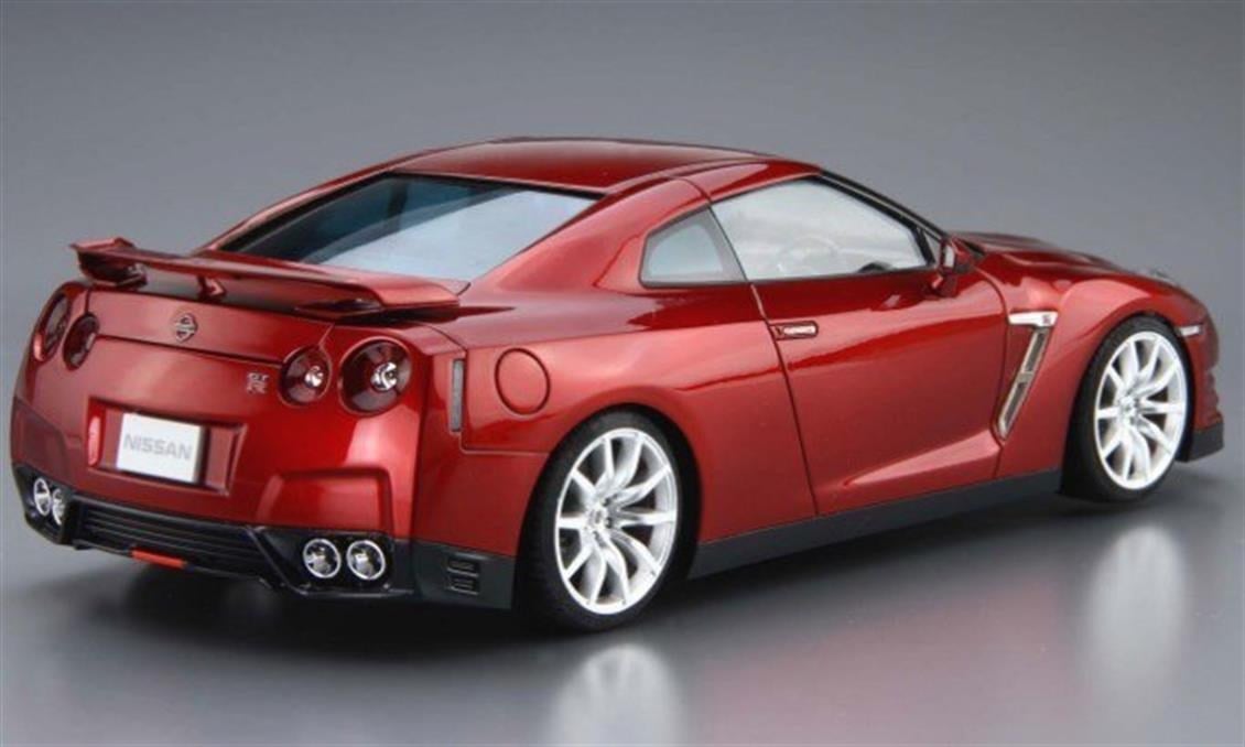 Aoshima 05154 1/24 Ölçek, Nissan R35 Gt-R Pure Edition 14, Plastik Model kiti