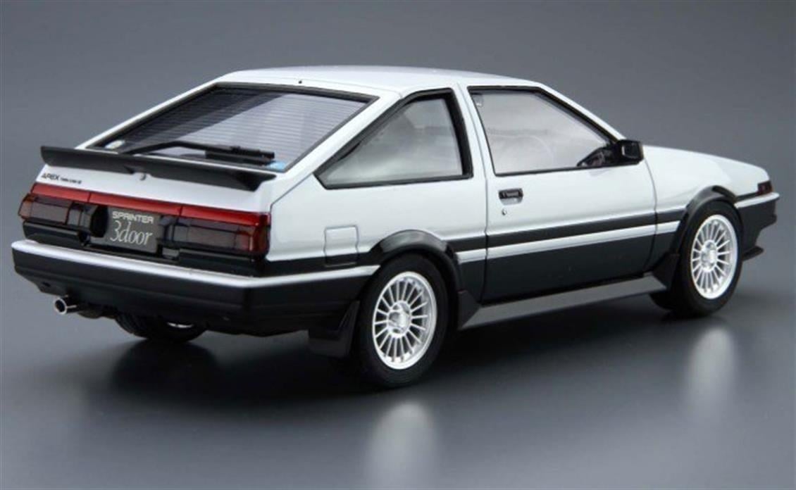 Aoshima 05156 1/24 Ölçek, Toyota Ae86 Sprinter Trueno Gt-Apex 85, Plastik Model kiti