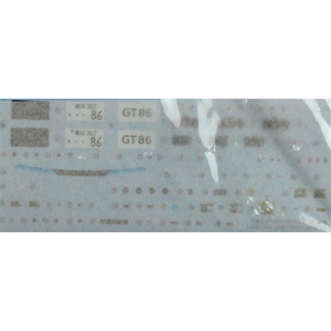 Aoshima 05180 1/24 Ölçek, Toyota Zn6 Toyota86 16, Plastik Model kiti