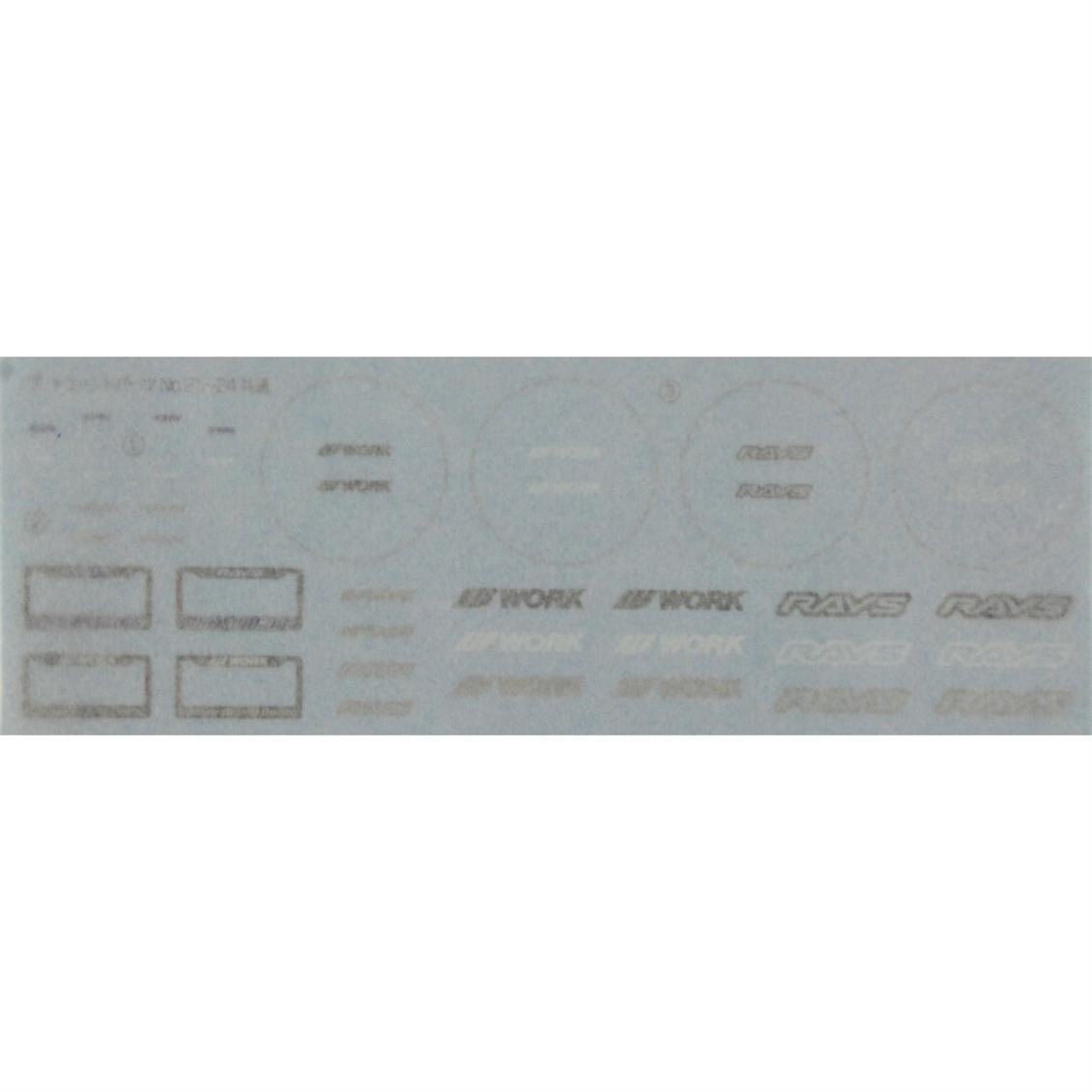 Aoshima 05301 1/24 Ölçek, Gram Lights 57 Extreme 18İnch, Plastik Model kiti