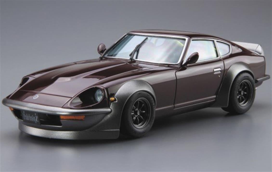 Aoshima 05305 1/24 Ölçek, Nissan S30 Fairladyz Aerocustom 75, Plastik Model kiti
