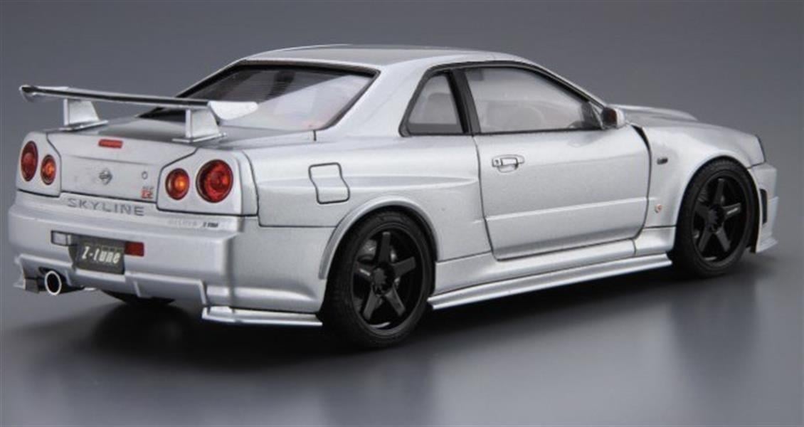 Aoshima 05316 1/24 Ölçek, Nismo Bnr34 Skyline Gt-R Z-Tune 04, Plastik Model kiti
