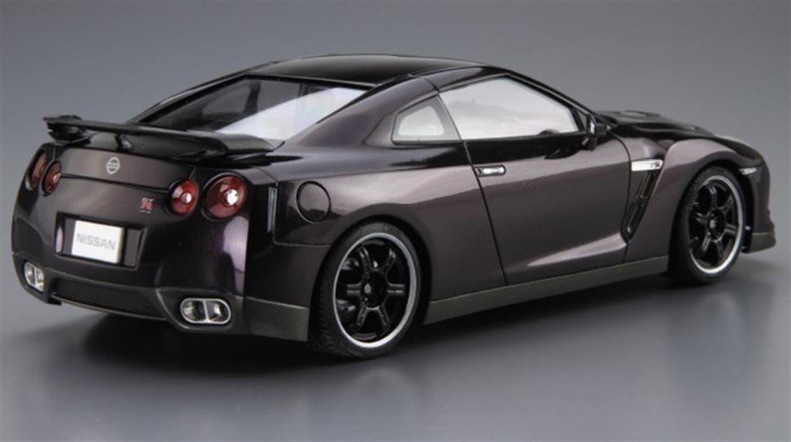 Aoshima 05317 1/24 Ölçek, Nissan R35 Gt-R Spec-V 09, Plastik Model kiti