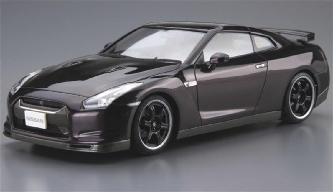 Aoshima 05317 1/24 Ölçek, Nissan R35 Gt-R Spec-V 09, Plastik Model kiti