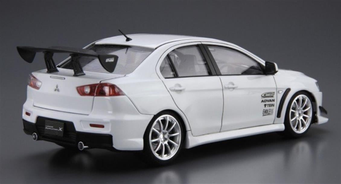 Aoshima 05320 1/24 Ölçek, C-West Cz4A Lancer Evolution X 07 Mitsu, Plastik Model kiti