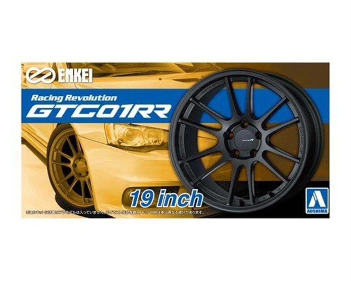 Aoshima 05331 1/24 Ölçek,  Enkei Gtc01Rr 19İnch, Plastik Model kiti