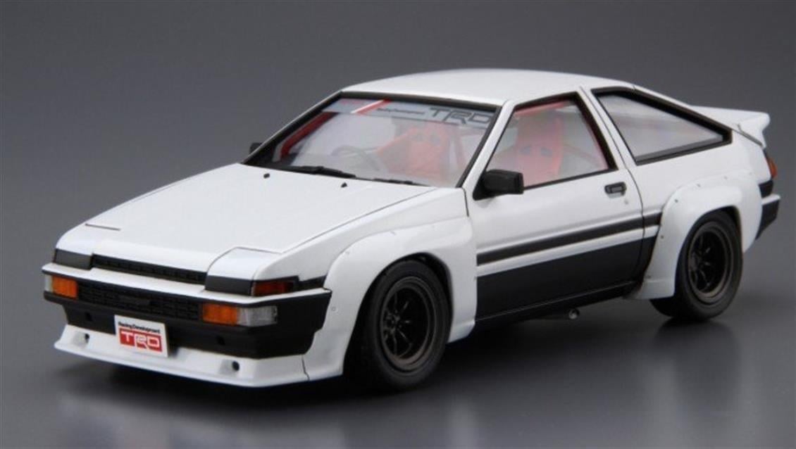 Aoshima 05360 1/24 Ölçek, Trd Ae86Trueno N2 85 Toyota, Plastik Model kiti