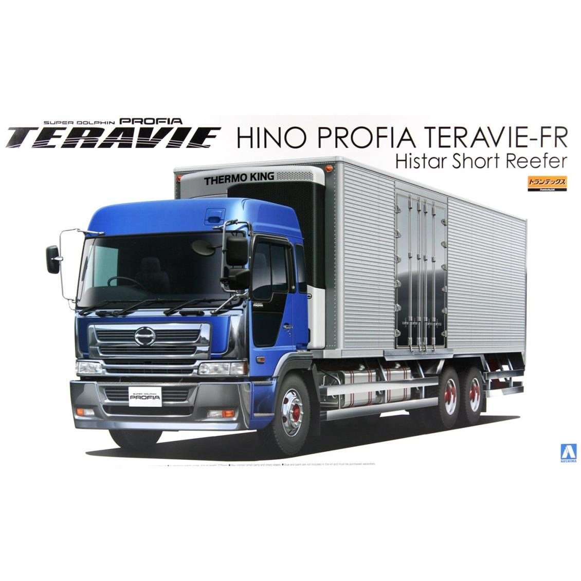 Aoshima 05400 1/32 Ölçek, Hino Profia Teravie-Fr Histar Short Ree, Plastik Model kiti