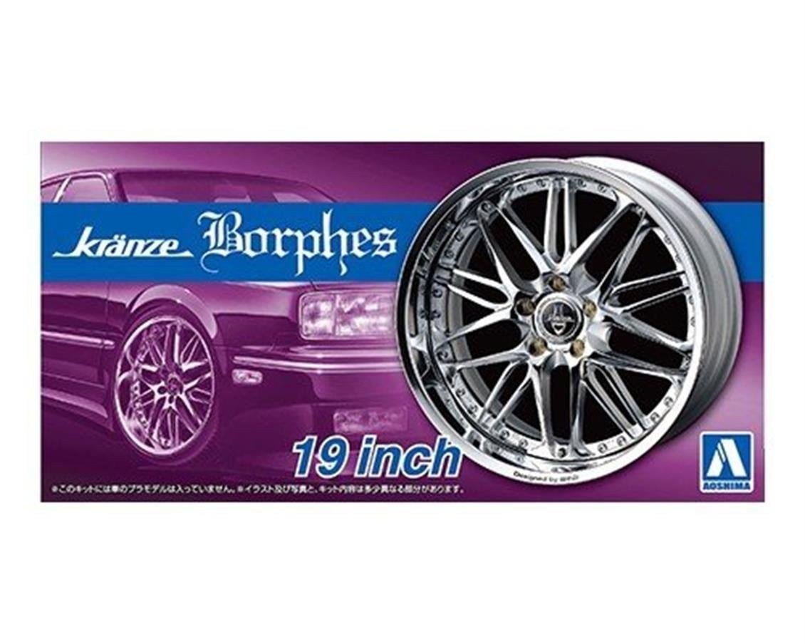 Aoshima 05528 1/24 Ölçek, Kranze Borphes 19İnch, Plastik Model kiti