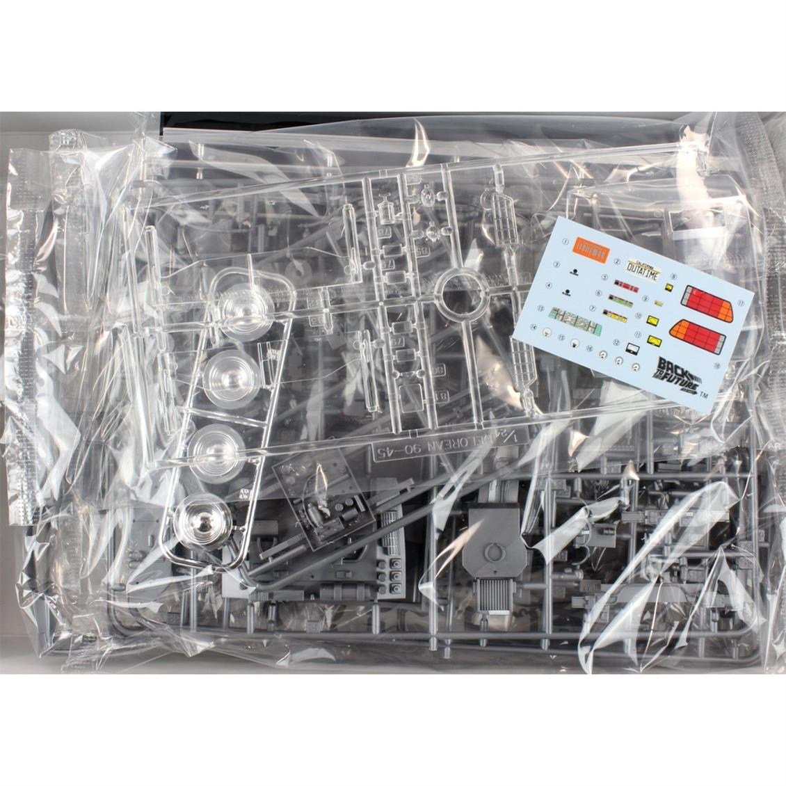 Aoshima Aoshima 01187 1/24 Ölçek, Geleceğe Dönüş Araba Maketi Seri 3, Plastik Model kiti