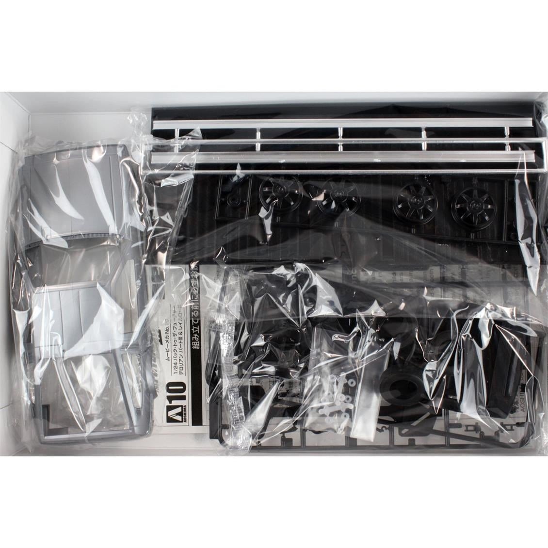 Aoshima Aoshima 01187 1/24 Ölçek, Geleceğe Dönüş Araba Maketi Seri 3, Plastik Model kiti