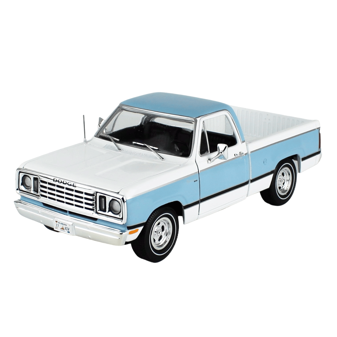AutoWorld AMM1303 1/18 Ölçek, 1977 Dodge Adventurer Sweptline, Sergilemeye Hazır Metal Araba Modeli